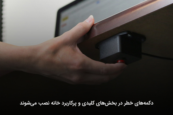 دکمه های پانیک یا خطر در میز کار